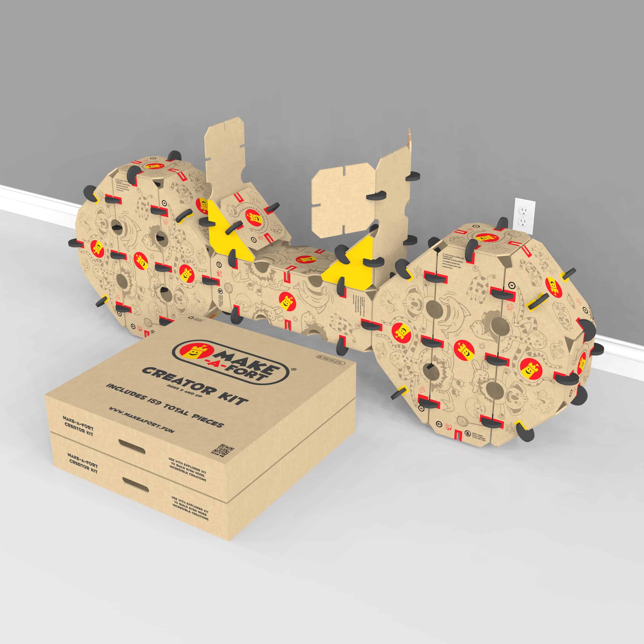 Build a Cardboard Motorcycle | Make-A-Fort